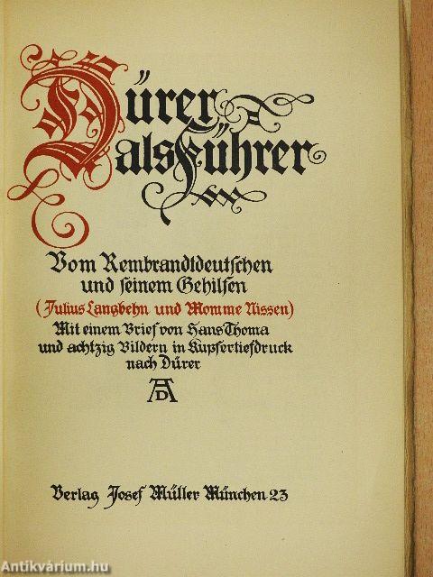 Dürer als Führer (gótbetűs)