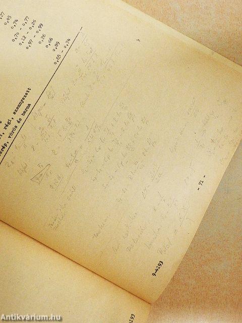 Munkalapok hőcserélő berendezések hőtechnikai méretezéséhez