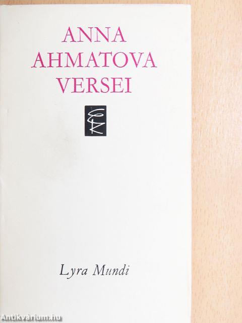 Anna Ahmatova versei