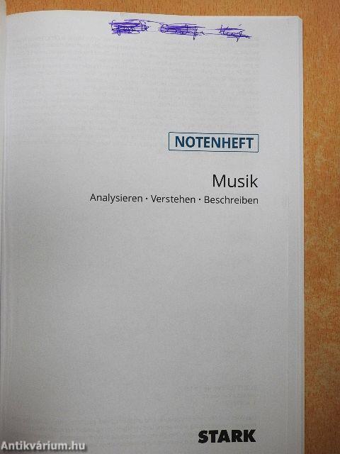 Musik - Notenheft