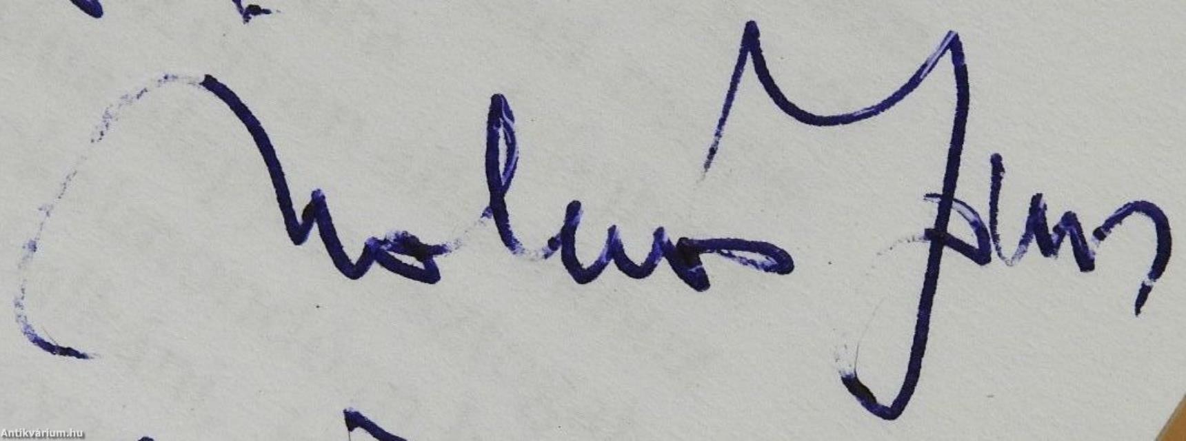 Az angol királynőhöz címzett fogadás (dedikált példány)