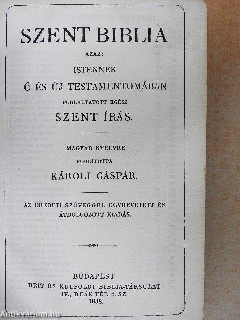 Szent Biblia