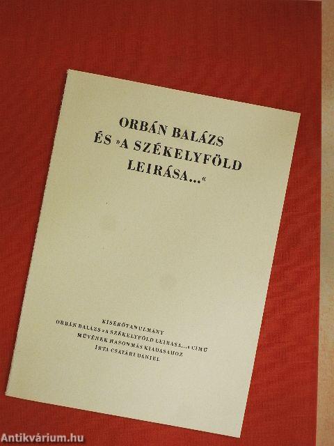 A Székelyföld leírása I-VI.