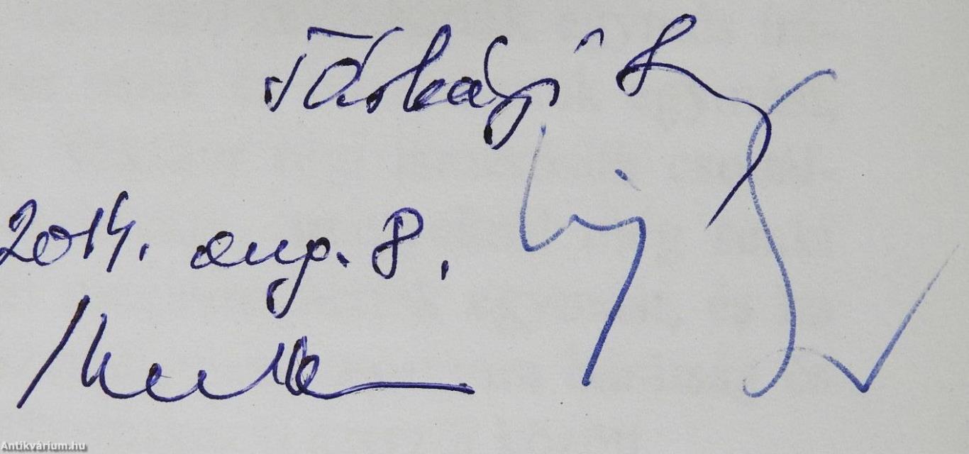 Lelkünk ünnepnapjai (többszörösen dedikált példány)