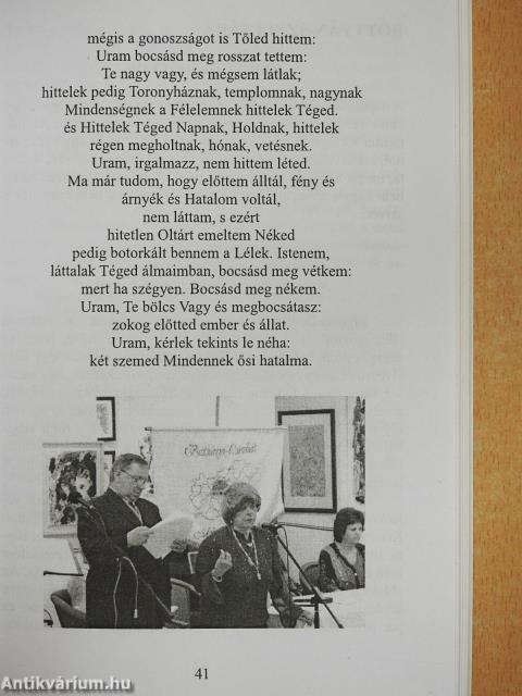 Lelkünk ünnepnapjai (többszörösen dedikált példány)