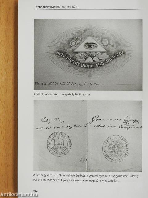 Szabadkőművesek Trianon előtt (dedikált példány)