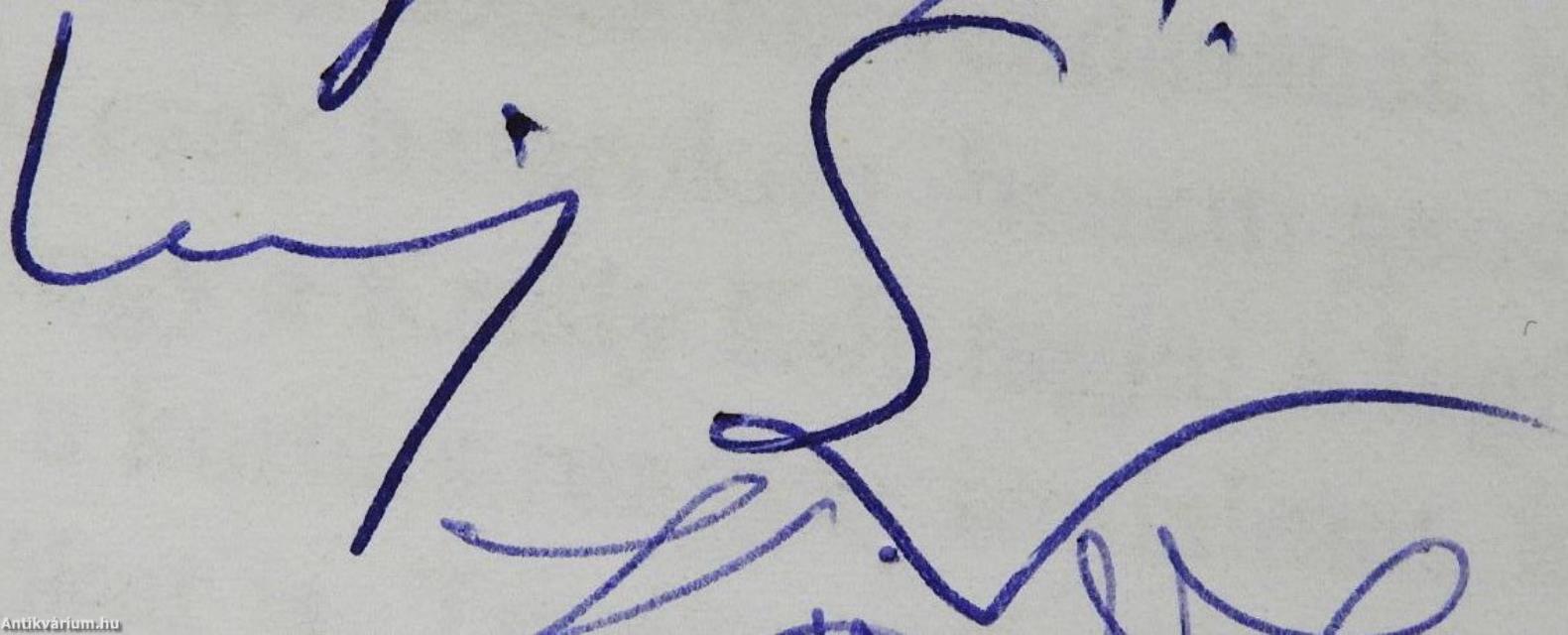 Három évtized (többszörösen dedikált példány)