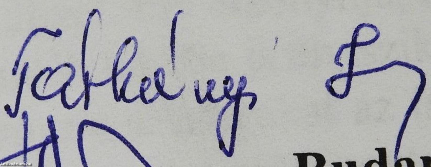 Három évtized (többszörösen dedikált példány)