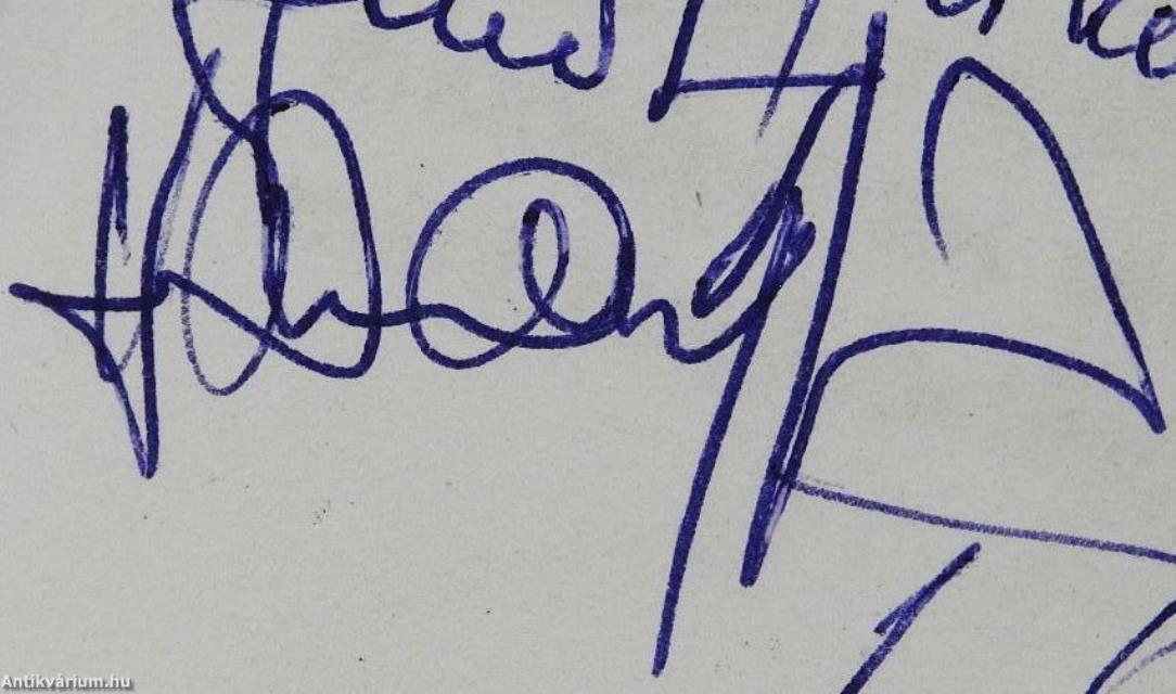 Három évtized (többszörösen dedikált példány)