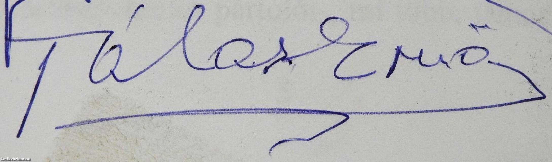 Három évtized (többszörösen dedikált példány)