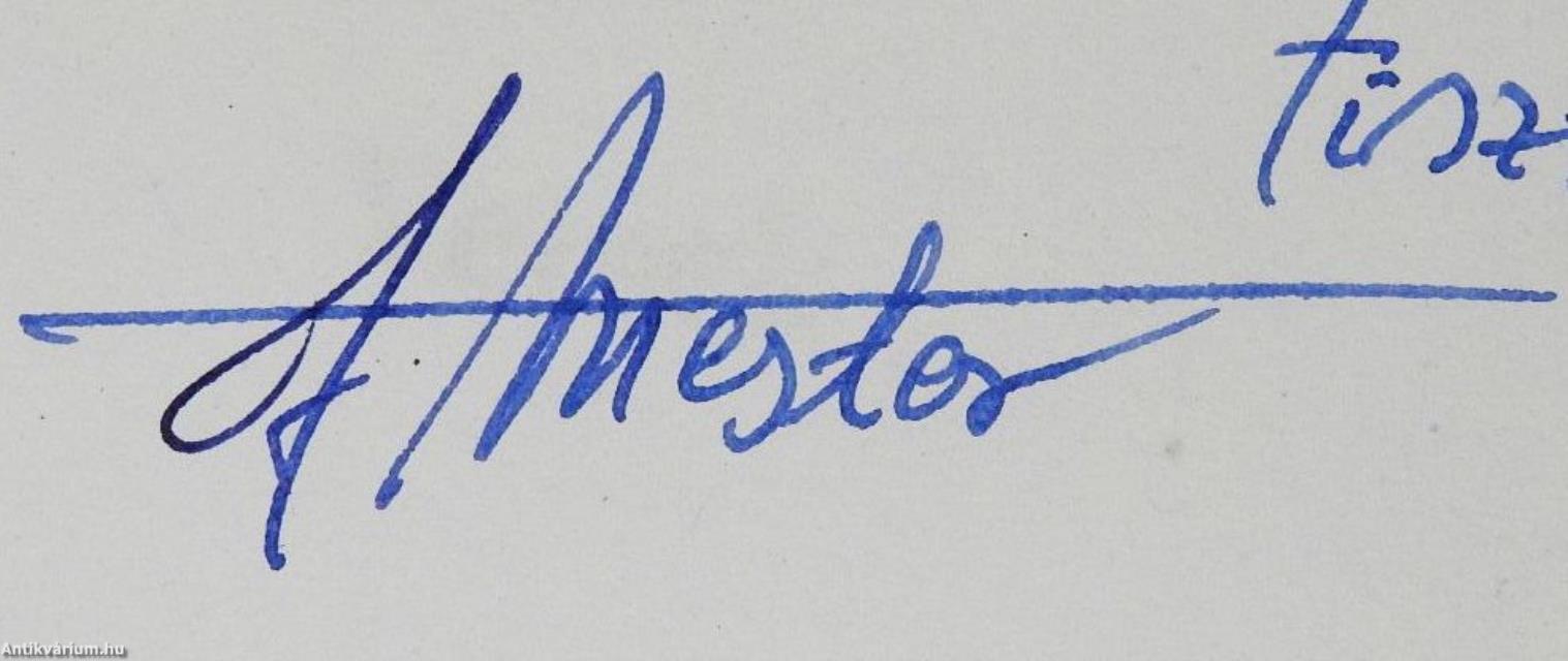 Partszakaszaim (dedikált példány)