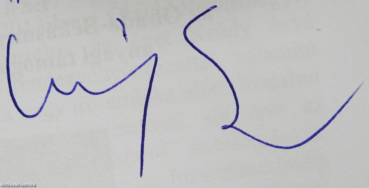 Három és fél évtized (dedikált példány)