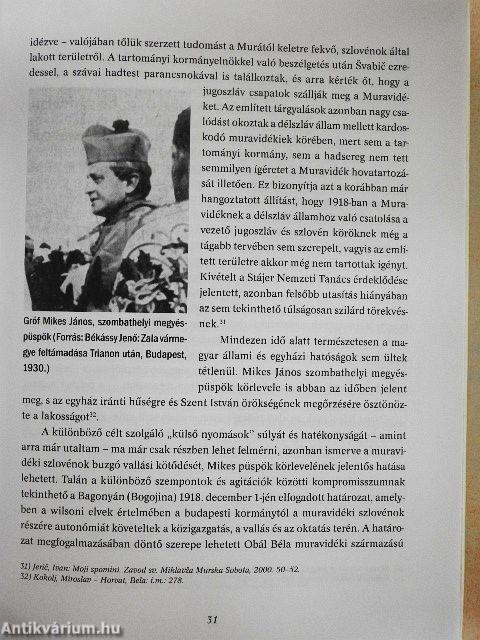 A muravidéki magyarság 1918-1941