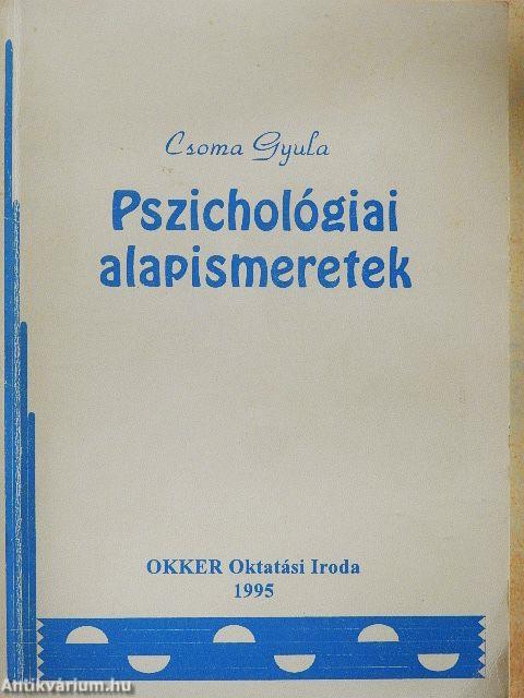 Pszichológiai alapismeretek