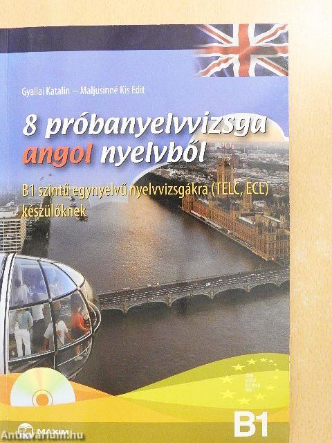 8 próbanyelvvizsga angol nyelvből B1 - CD-vel