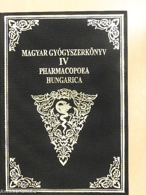 Magyar gyógyszerkönyv IV.