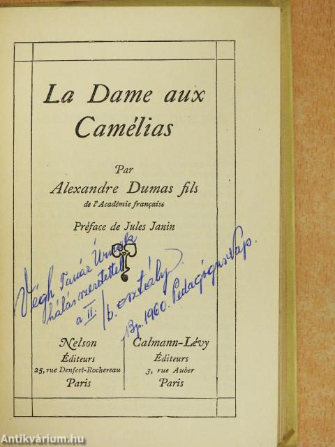 La Dame aux Camélias