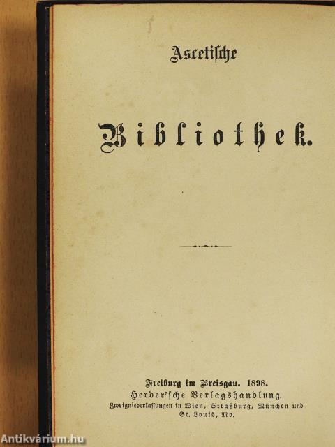 Ausgewählte Briefe des Kirchenlehrers Franz von Sales (gótbetűs)