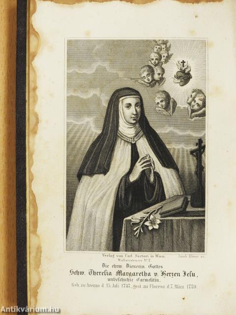 Leben der Ehrwürdigen Dienerin Gottes Theresia Margaretha (gótbetűs)