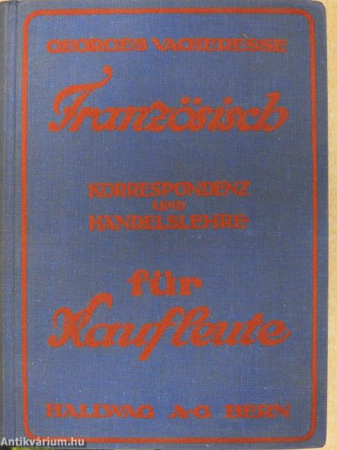 Französisch für Kaufleute (gótbetűs)