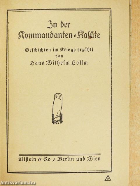 In der Kommandanten-Kajüte (gótbetűs)