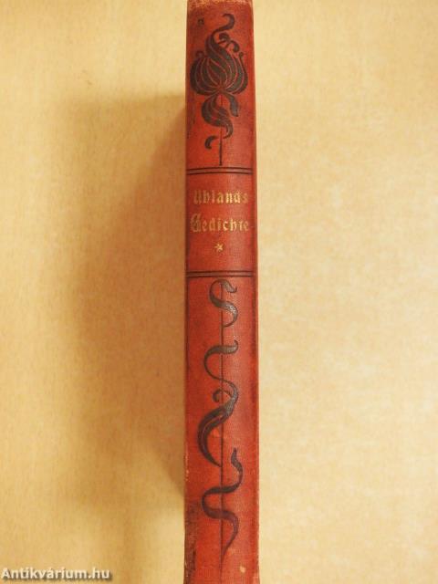 Uhlands Gedichte I-II. (gótbetűs)