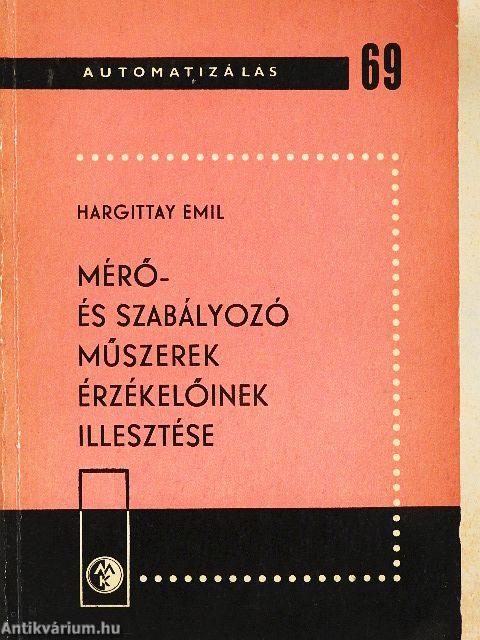 Mérő- és szabályozó műszerek érzékelőinek illesztése