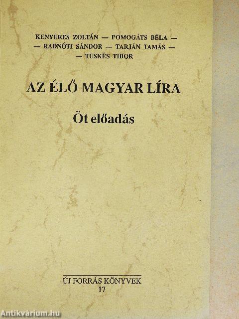 Az élő magyar líra