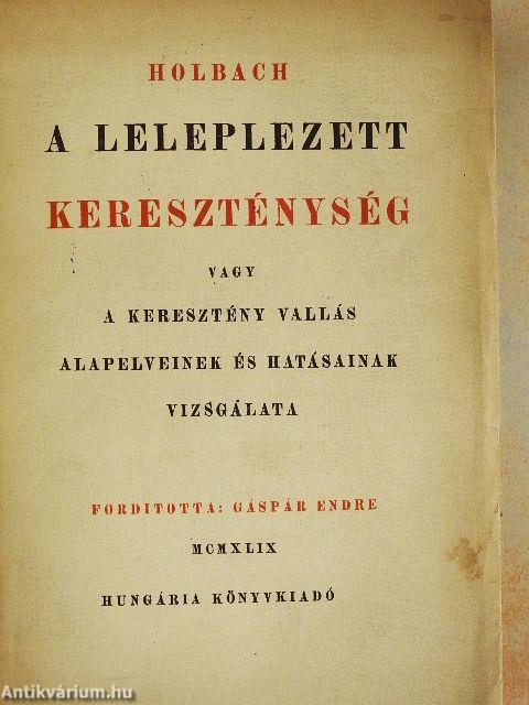 A leleplezett kereszténység 
