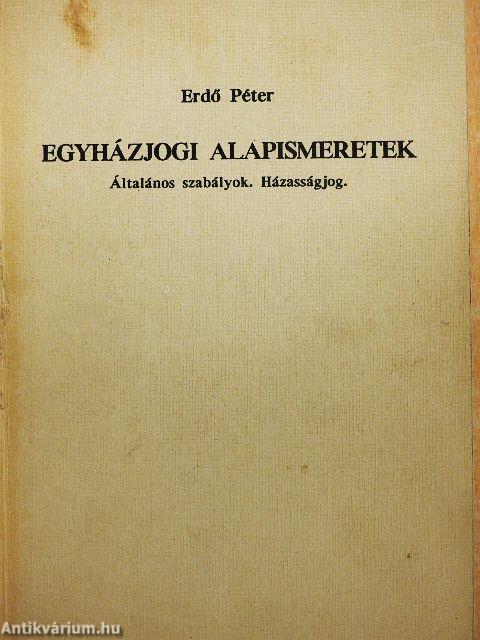 Egyházjogi alapismeretek