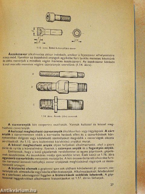 Autószerkezettan és szerelési ismeretek I.