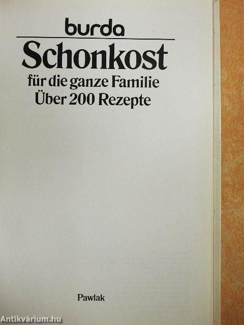 Schonkost für die ganze Familie