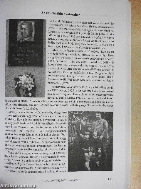 Válogatás Szatymaz helytörténeti írásaiból