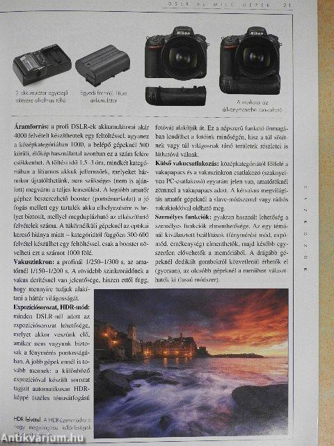 Digitális fotózás tükörreflexes és MILC géppel