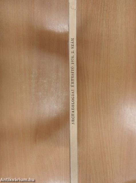 Archaeologiai értesítő 1978/2.
