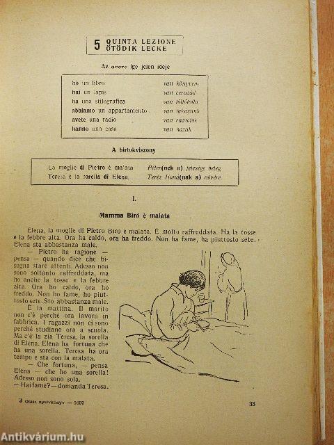 Olasz nyelvkönyv kezdők számára