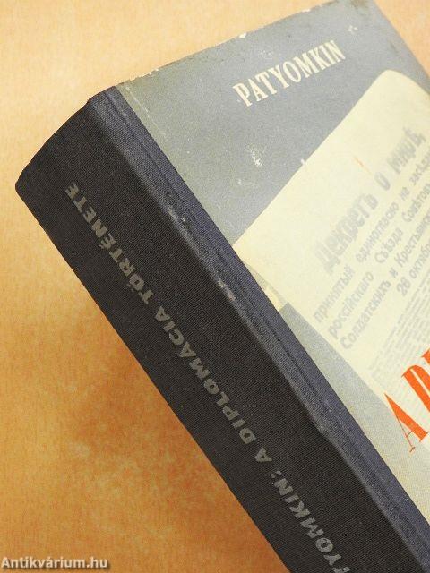 A diplomácia története 1919-1939