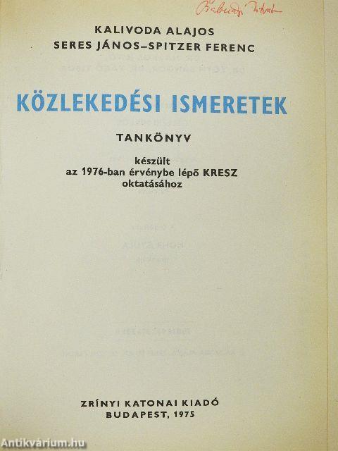 Közlekedési ismeretek