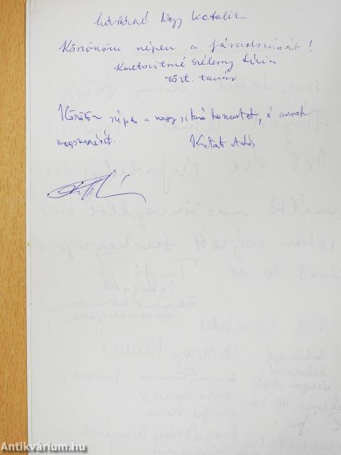 125 éves az Alsóvárosi Általános Iskola (többszörösen dedikált és aláírt példány)