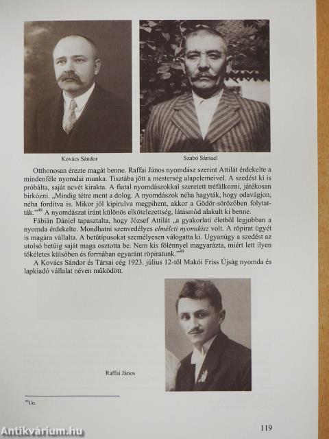 "Az otthonom pedig hát ott, Makón van" (dedikált példány)