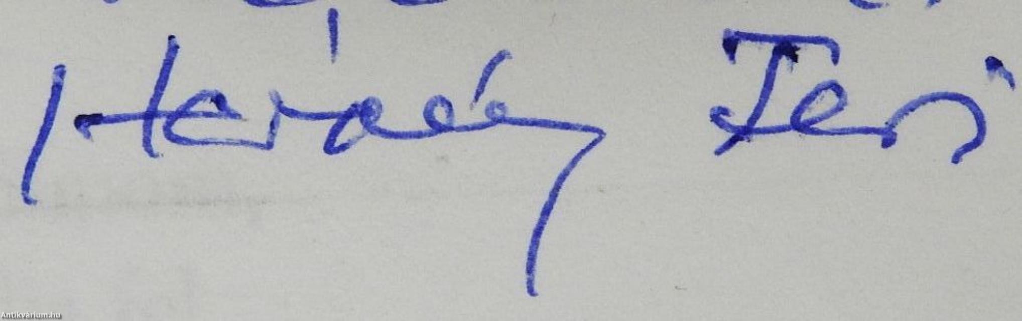 Hérány Ferenc költeményei (dedikált példány)