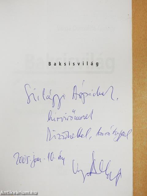 Baksisvilág (dedikált példány)
