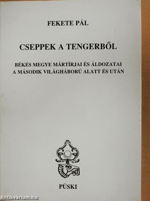 Cseppek a tengerből (dedikált példány)