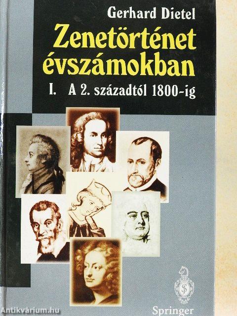 Zenetörténet évszámokban I-II.