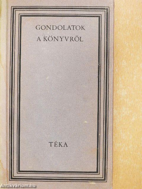 Gondolatok a könyvről