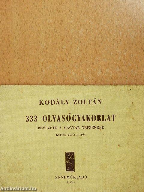 333 olvasógyakorlat