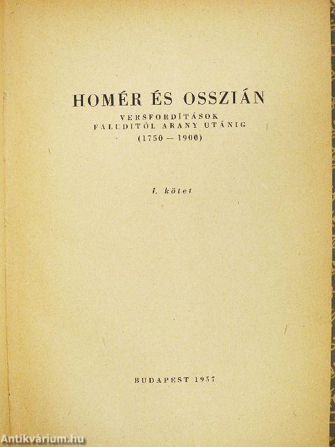 Homér és Osszián I-II.