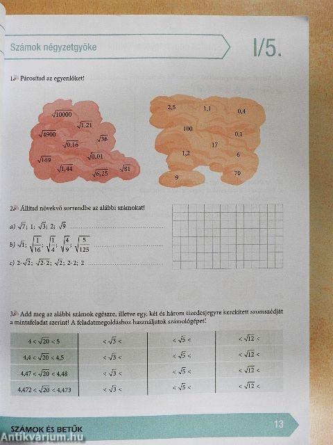 Matematika 8. - Munkafüzet