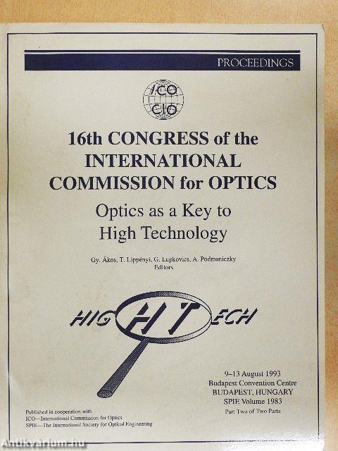 K. J. Ebeling: 16th Congress of the International Commission for Optics ...
