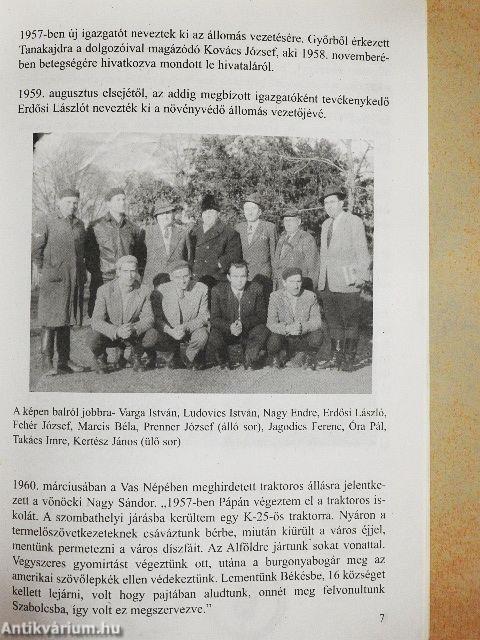 A Vas Megyei Növény- és Talajvédelmi Szolgálat 50 éve